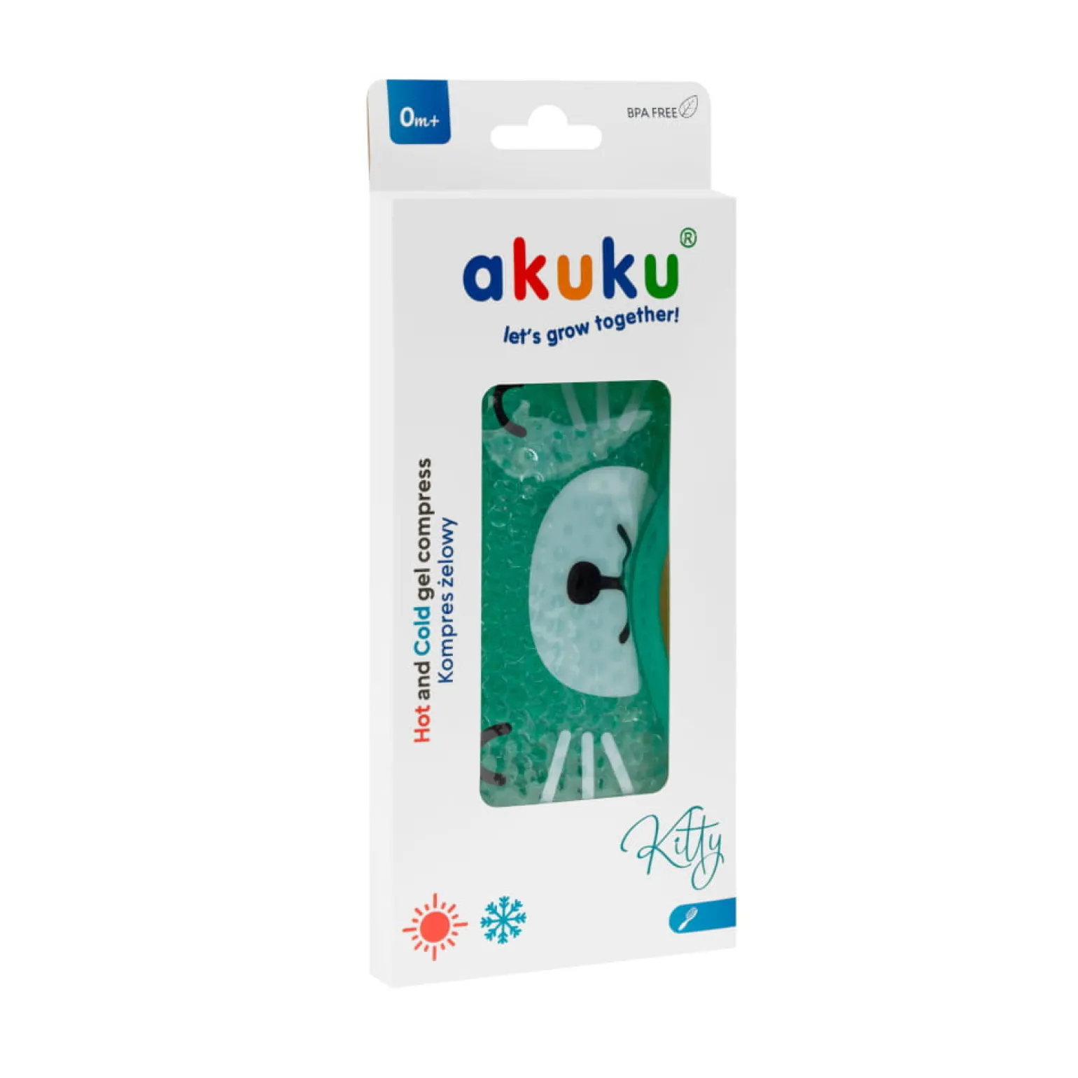AKUKU Kompres żelowy na gorączkę i ból
