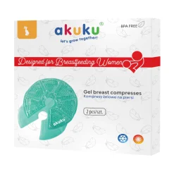 AKUKU Kompresy żelowe na piersi 2 szt.
