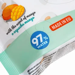 AKUKU Nawilżany papier toaletowy o zapachu mango, 50szt.