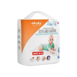 AKUKU Podkłady jednorazowe Baby Soft 40x60cm (15szt.)