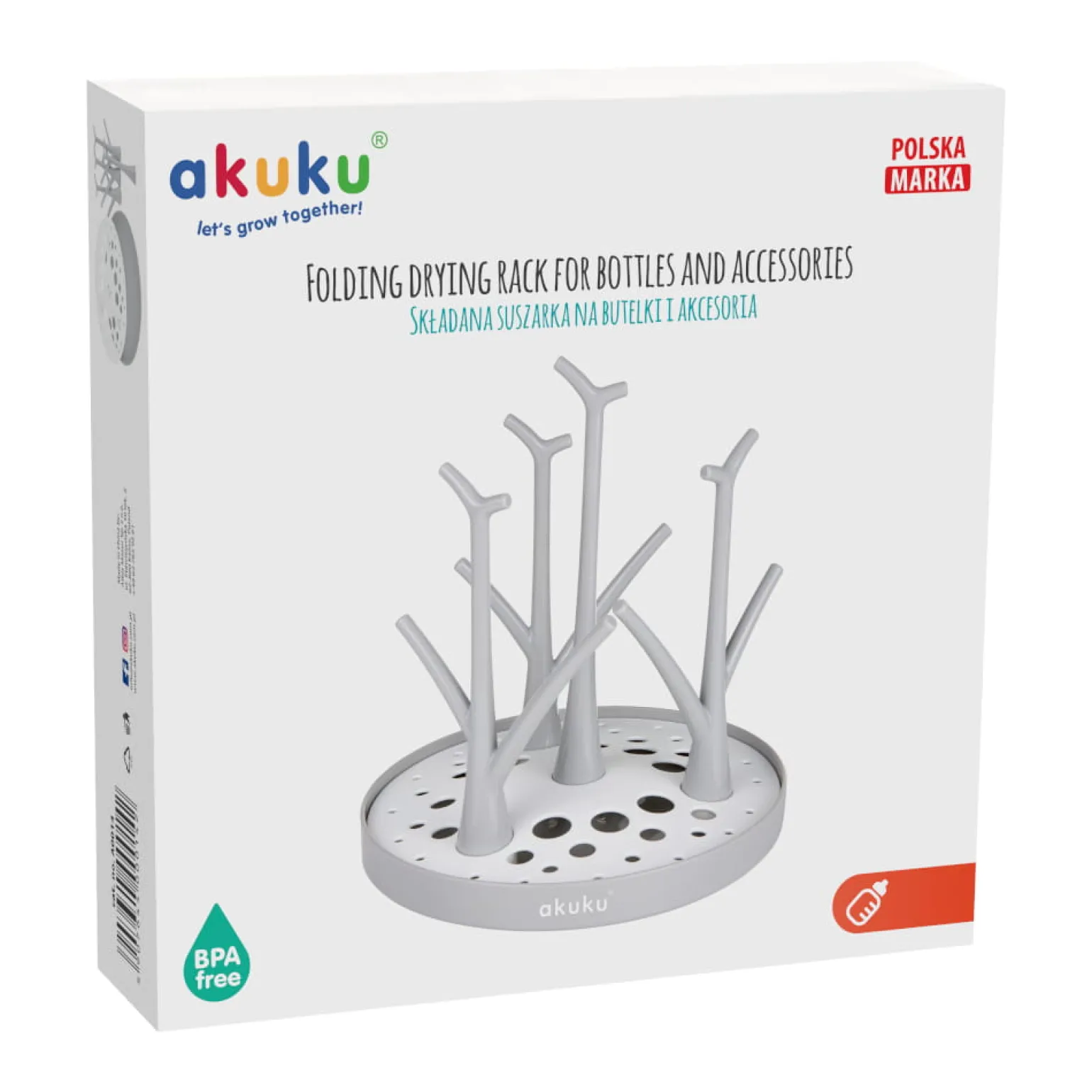 AKUKU Suszarka na butelki i akcesoria - Drzewko