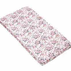 Bawełniane prześcieradło z gumką do łóżeczka 140x70cm - Roses