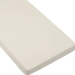 Bawełniane prześcieradło z gumką do łóżeczka 120x60cm - Sand