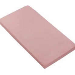 Bawełniane prześcieradło z gumką do łóżeczka 120x60cm - Dark Pink