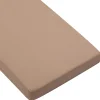 Bawełniane prześcieradło z gumką do łóżeczka 140x70cm - Caramel