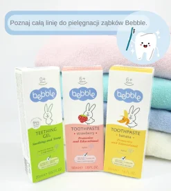 BEBBLE Pasta do mycia zębów - TRUSKAWKA