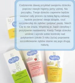 BEBBLE Pasta do mycia zębów - TRUSKAWKA
