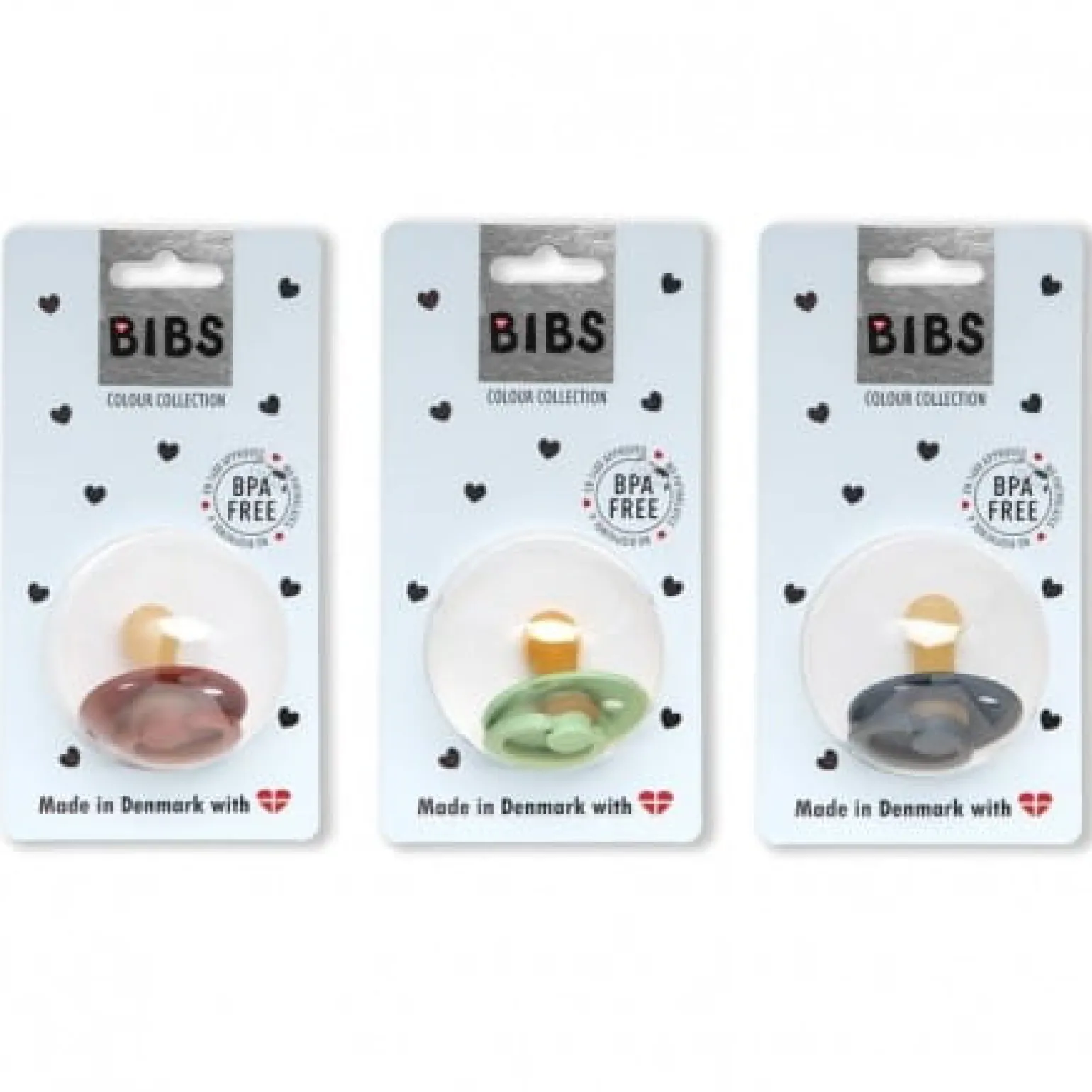 BIBS COLOUR IVORY 6m+ Smoczek Uspokajający kauczuk Hevea