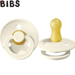 BIBS COLOUR IVORY 6m+ Smoczek Uspokajający kauczuk Hevea