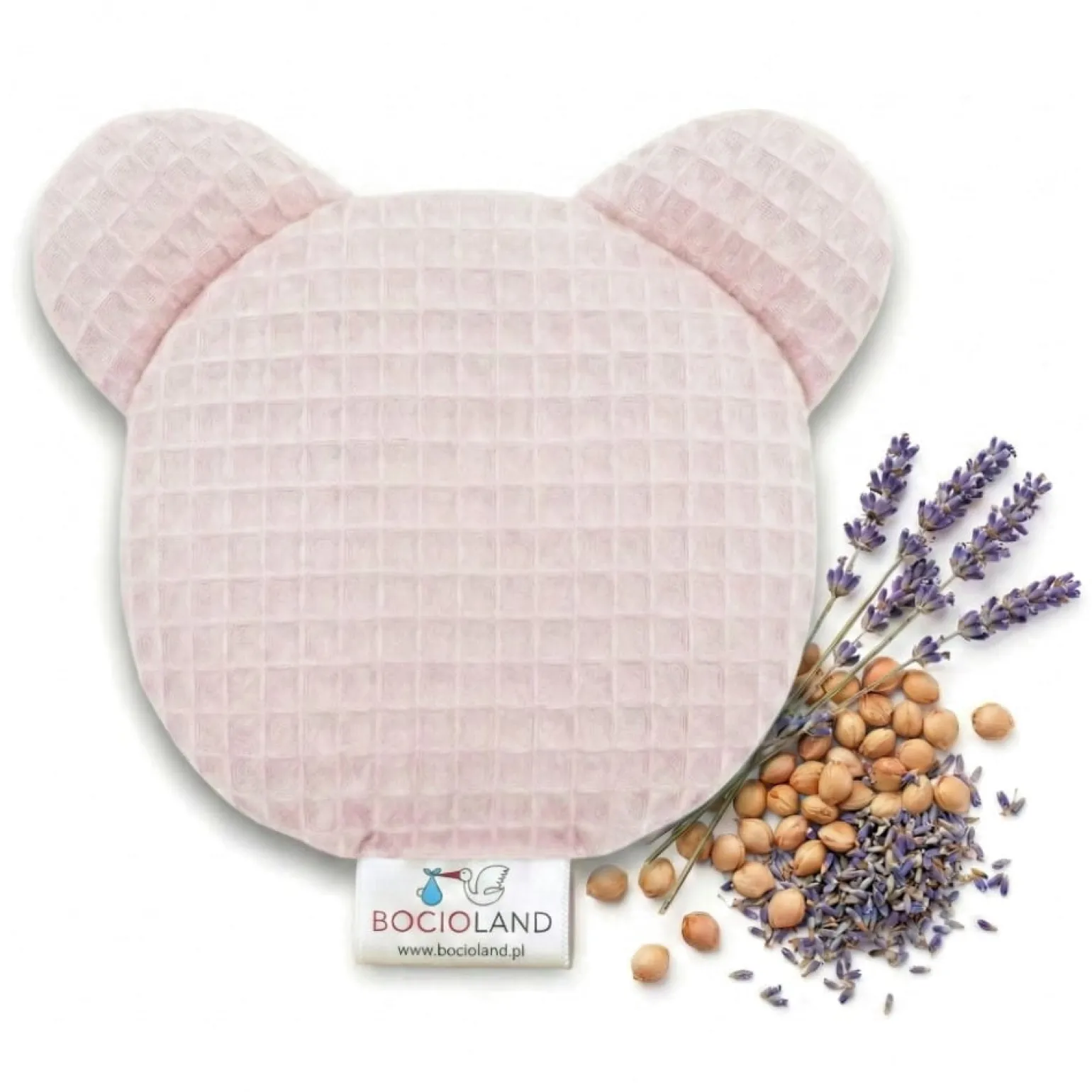 BOCIOLAND - TERMOFOR Z PESTEK WIŚNI Z LAWENDĄ MIŚ WAFEL 180g J. RÓŻ