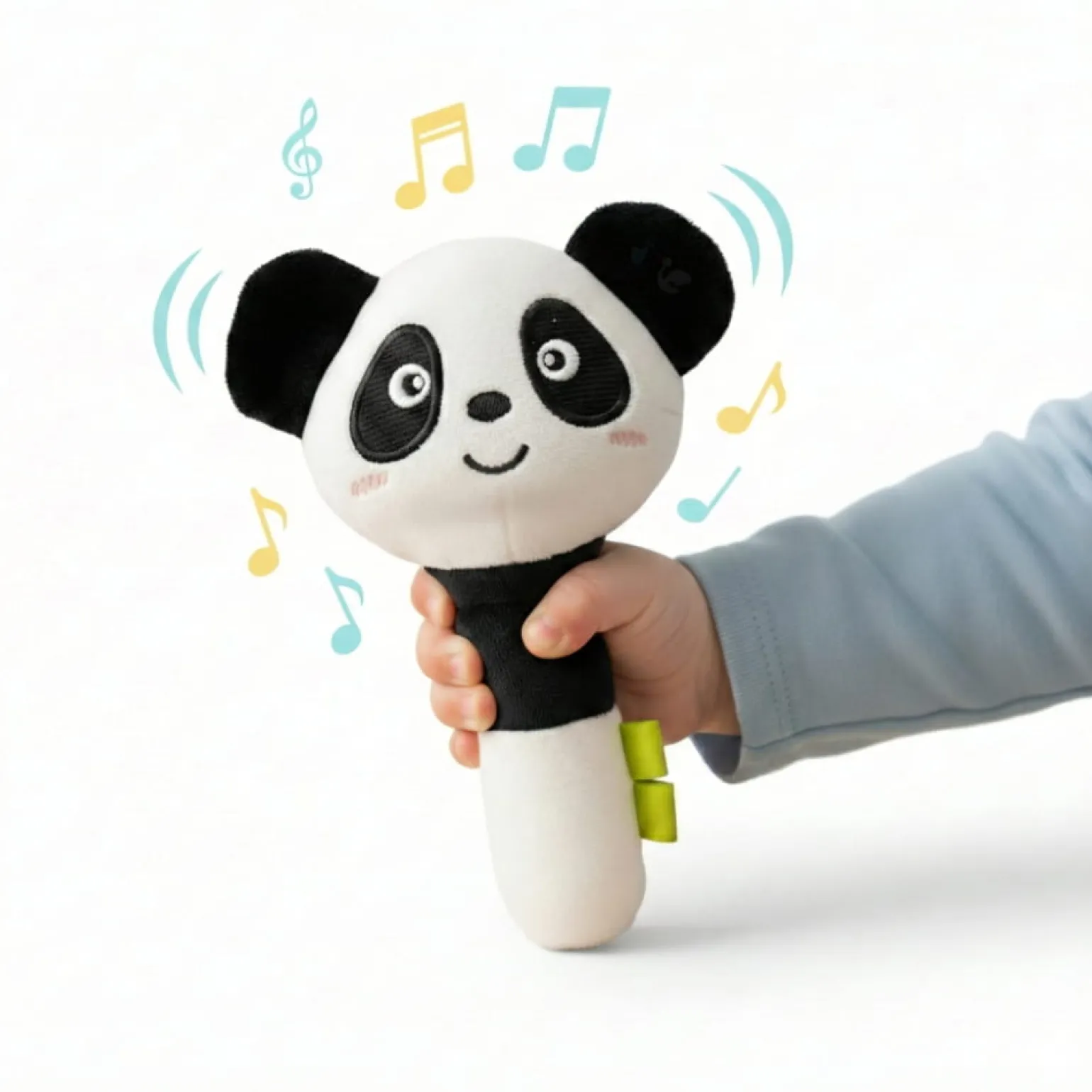 BOCIOLAND Zabawka piszczałka Panda