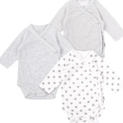 Body Niemowlęce 3 pack Basic Grey Melange