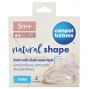 Canpol babies Antykolkowy smoczek dwustrefowy Natural Shape 3m+ 2szt.