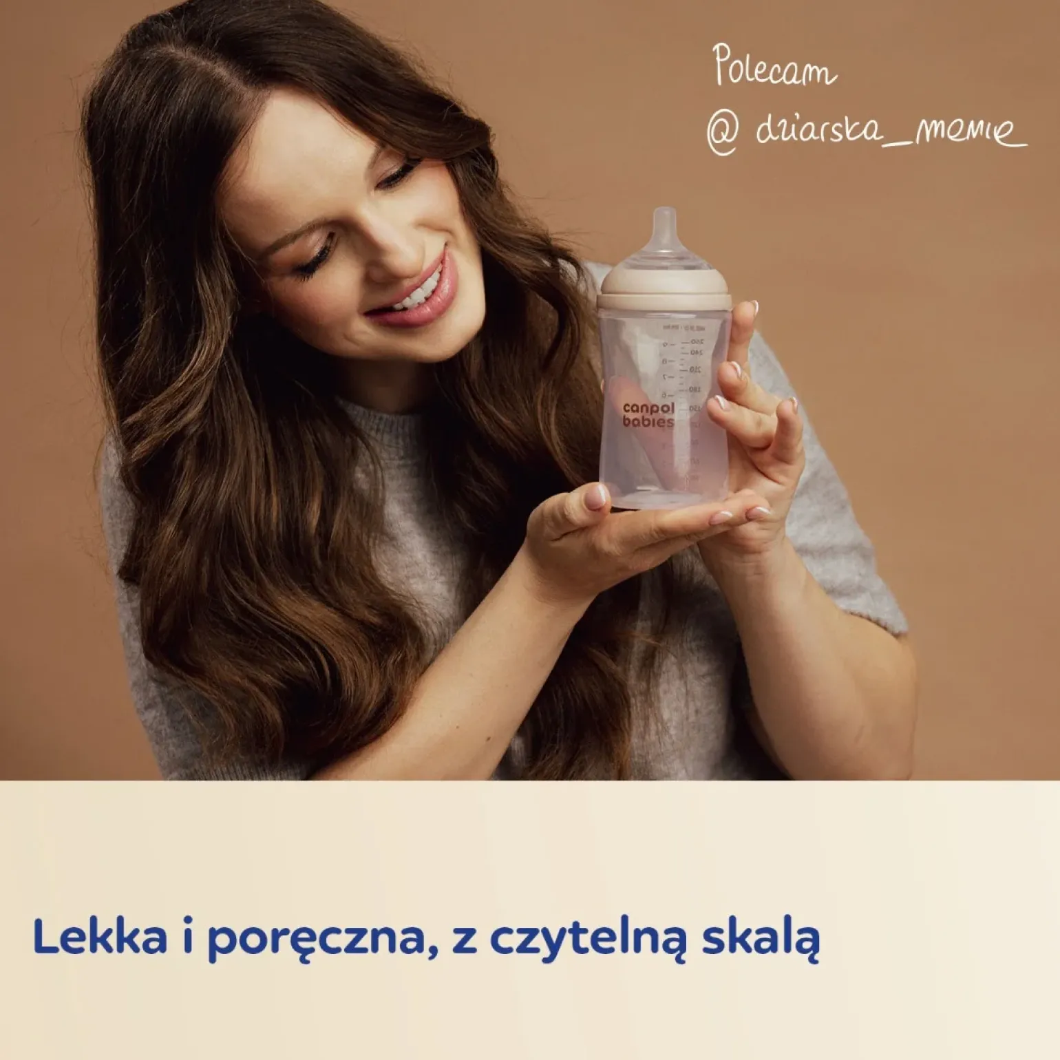 Canpol babies Butelka Natural Shape ze smoczkiem dwustrefowym 150 ml