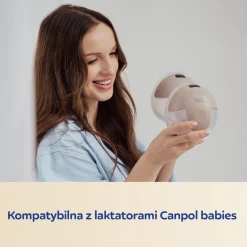 Canpol babies Butelka Natural Shape ze smoczkiem dwustrefowym 150 ml