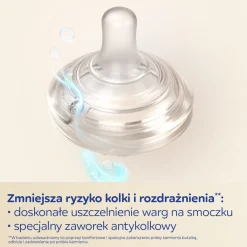 Canpol babies Butelka Natural Shape ze smoczkiem dwustrefowym 150 ml
