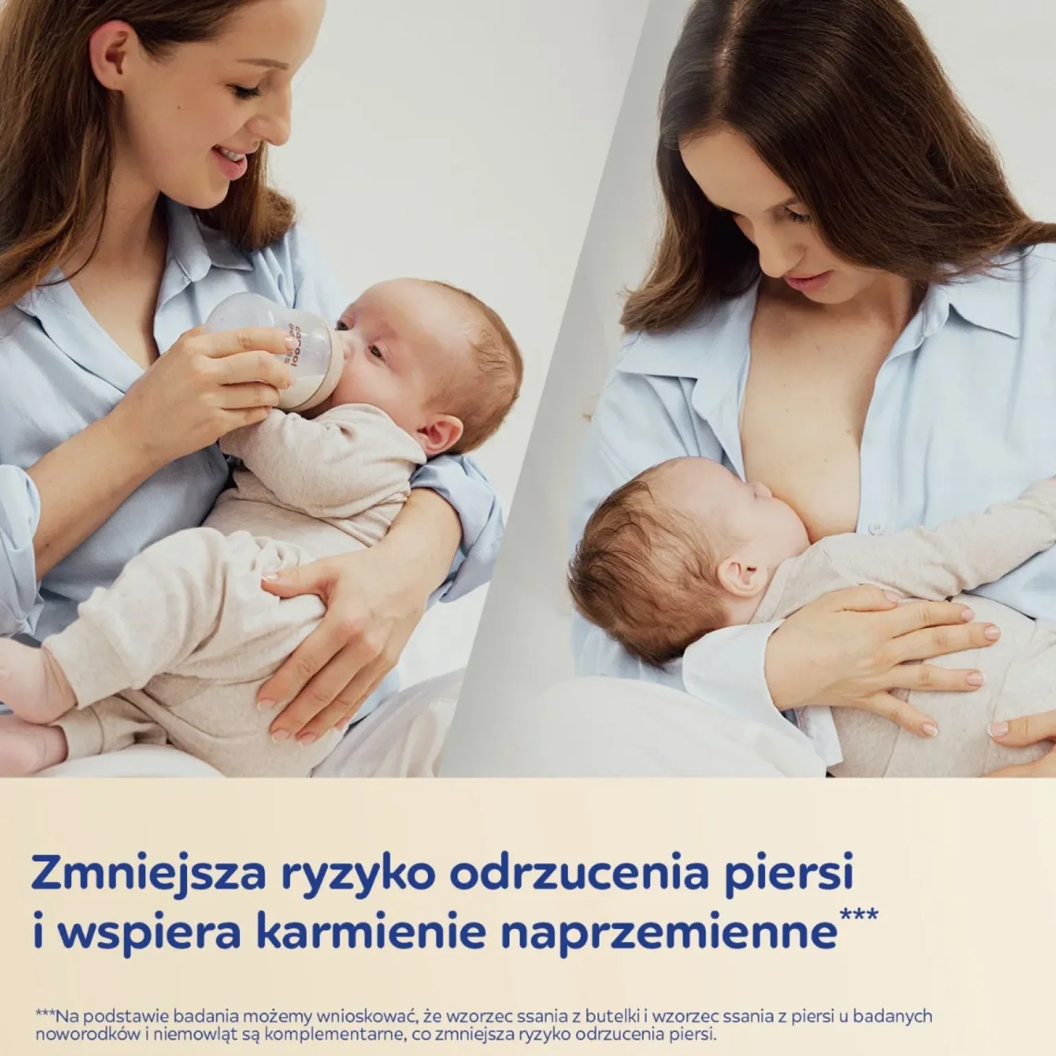 Canpol babies Butelka Natural Shape ze smoczkiem dwustrefowym 150 ml