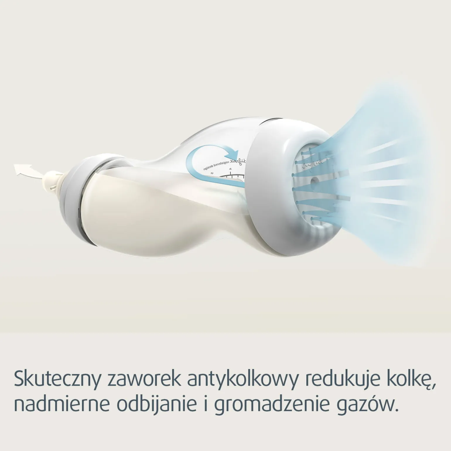 Canpol babies by Difrax Butelka antykolkowa S-Shape 310 ml.