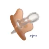 Canpol babies by Difrax Smoczek 100% silikonowy 0-6m symetryczny 1 szt. Orange