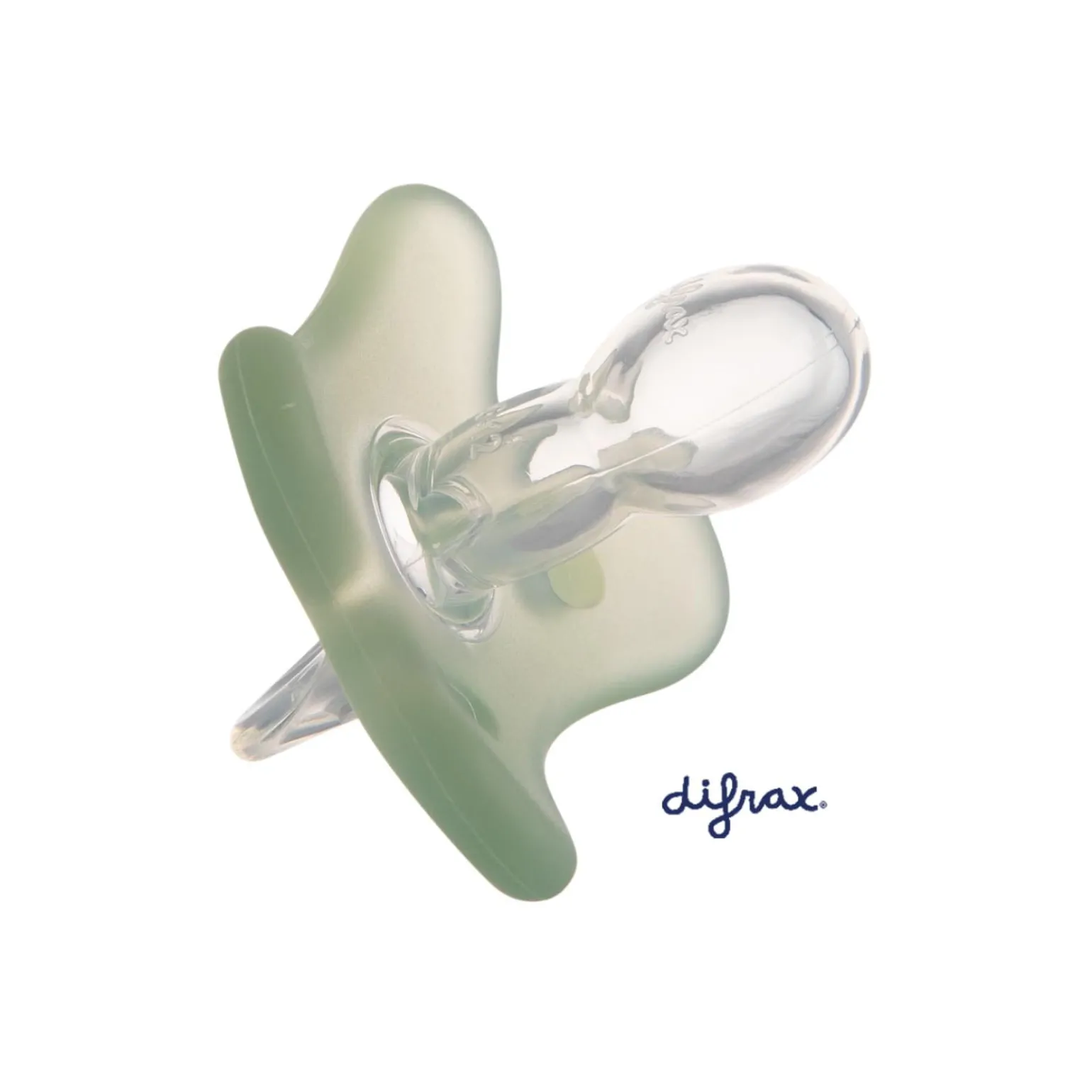 Canpol babies by Difrax Smoczek 100% silikonowy 6-12m symetryczny 1 szt. Green