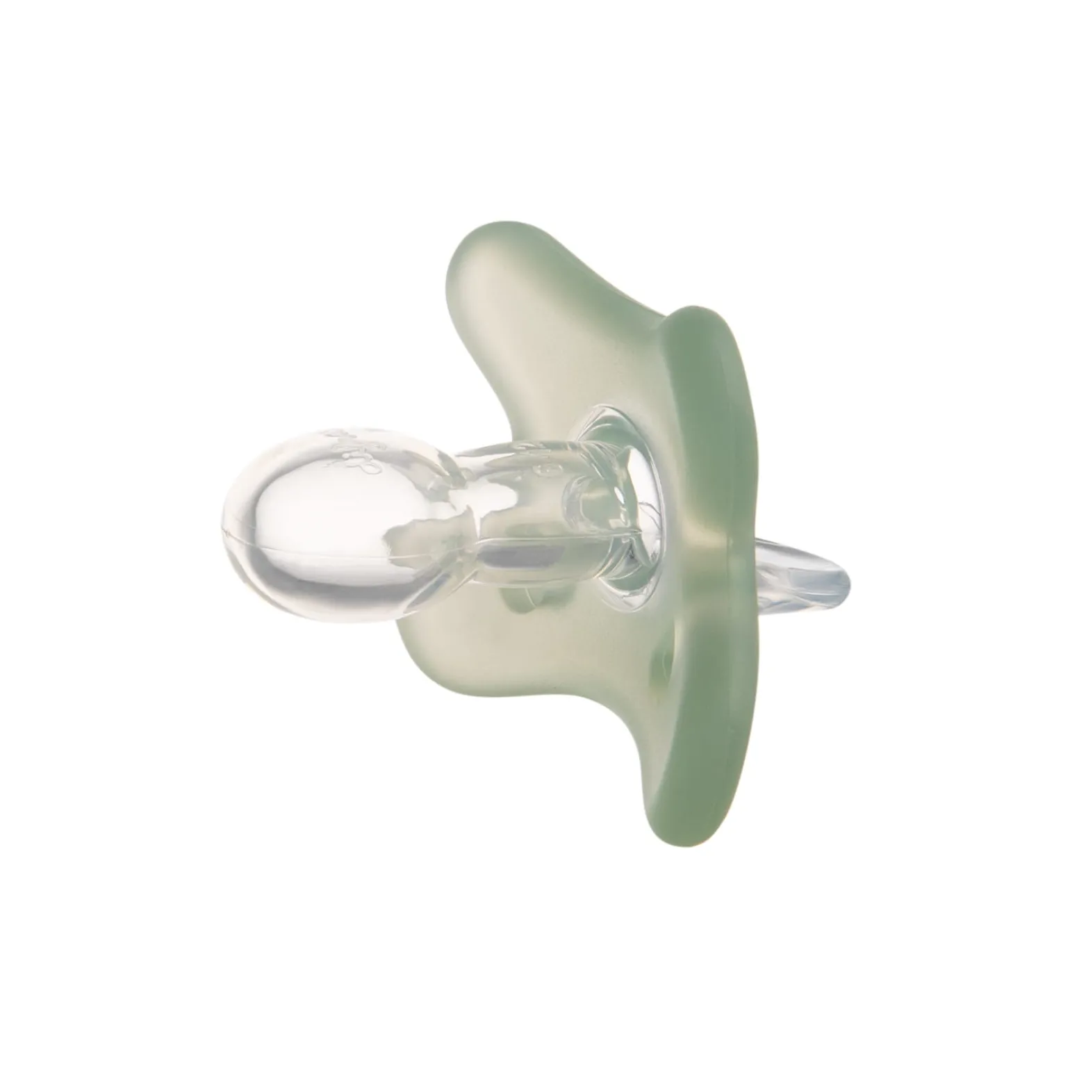 Canpol babies by Difrax Smoczek 100% silikonowy 6-12m symetryczny 1 szt. Green