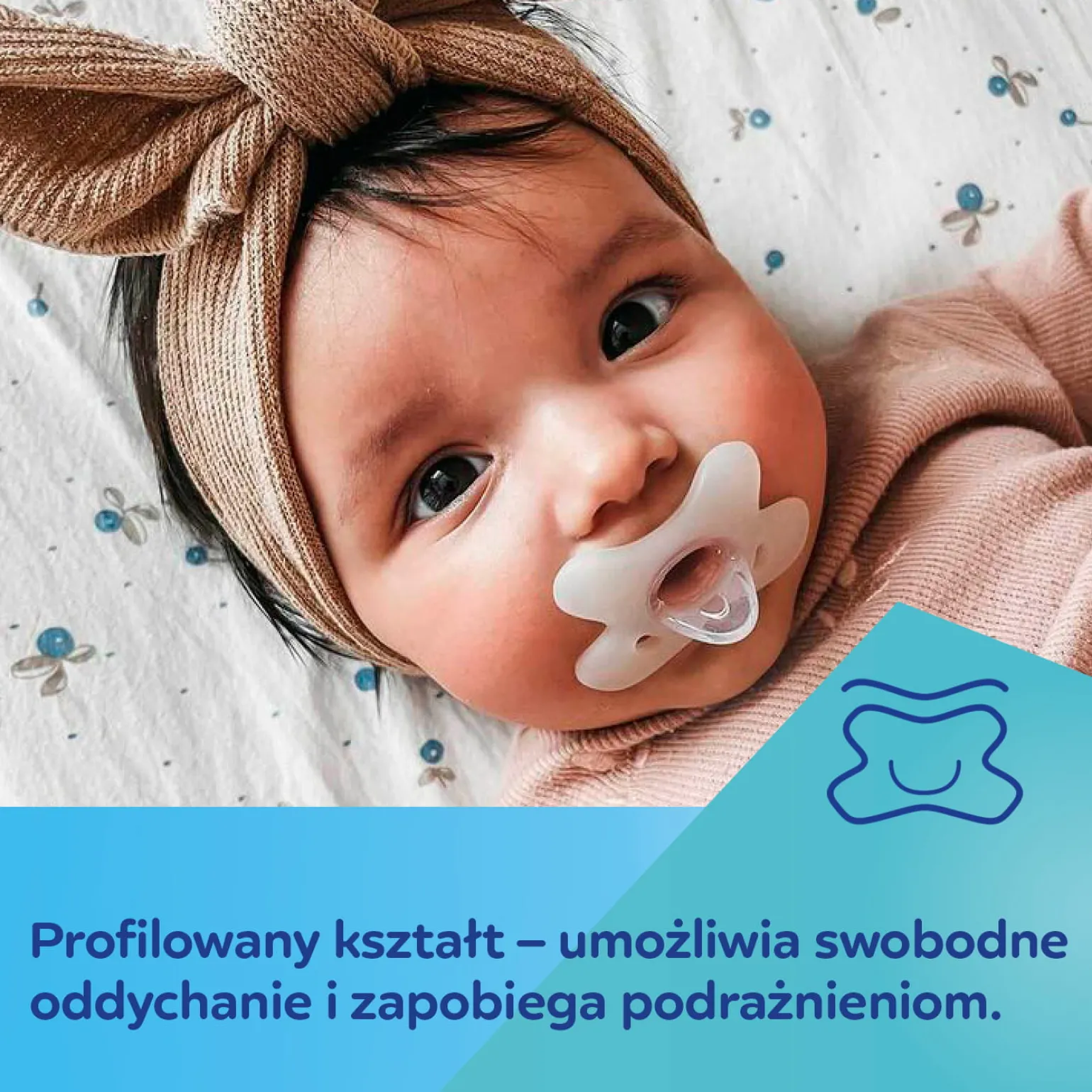 Canpol babies by Difrax Smoczek 100% silikonowy 6-12m symetryczny 1 szt. Green