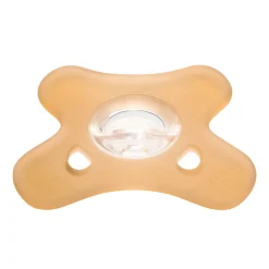 Canpol babies by Difrax Smoczek 100% silikonowy 6-12m symetryczny 1 szt. Orange