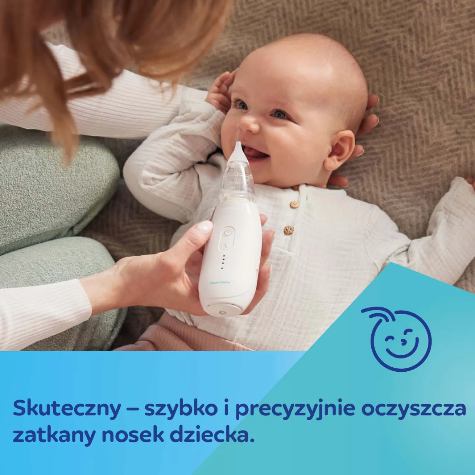 Canpol babies Elektryczny aspirator do nosa EasyNatural