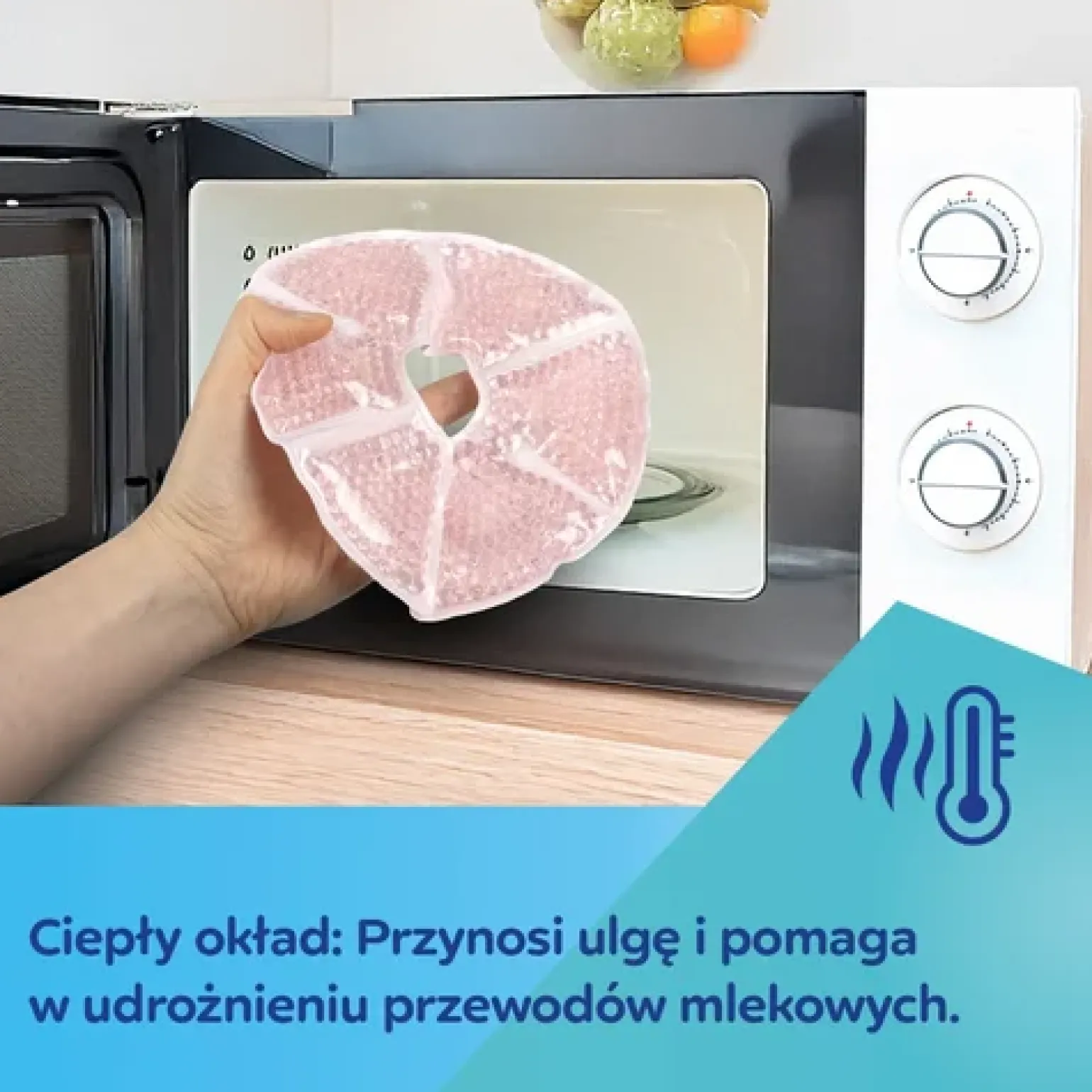 Canpol babies Kompresy żelowe na piersi do terapii ciepłem lub zimnem 2 szt. (PRODUKT MEDYCZNY)