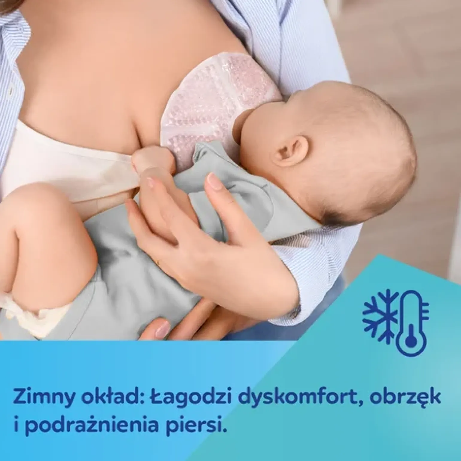 Canpol babies Kompresy żelowe na piersi do terapii ciepłem lub zimnem 2 szt. (PRODUKT MEDYCZNY)