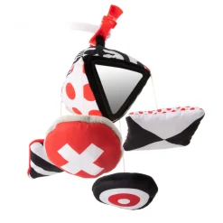 Canpol babies Kontrastowa karuzelka podróżna do wózka/fotelika SENSORY TOYS