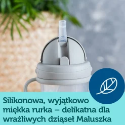 Canpol babies Kubek niekapek z rurką i odważnikiem 270ml EXOTIC ANIMALS