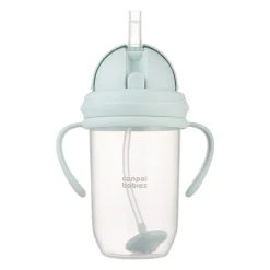 Canpol babies Kubek niekapek z rurką i odważnikiem 270ml Zielony
