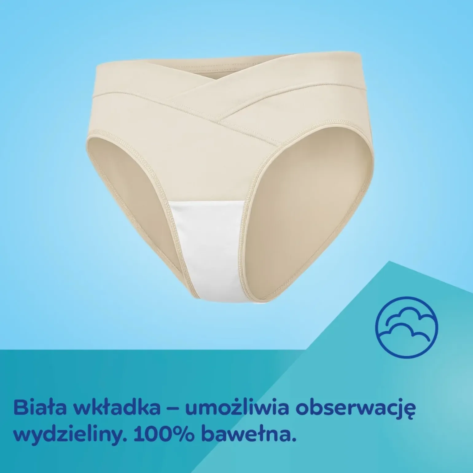 Canpol babies Majtki ciążowe pod brzuch MumFIT rozmiar L 2 szt.