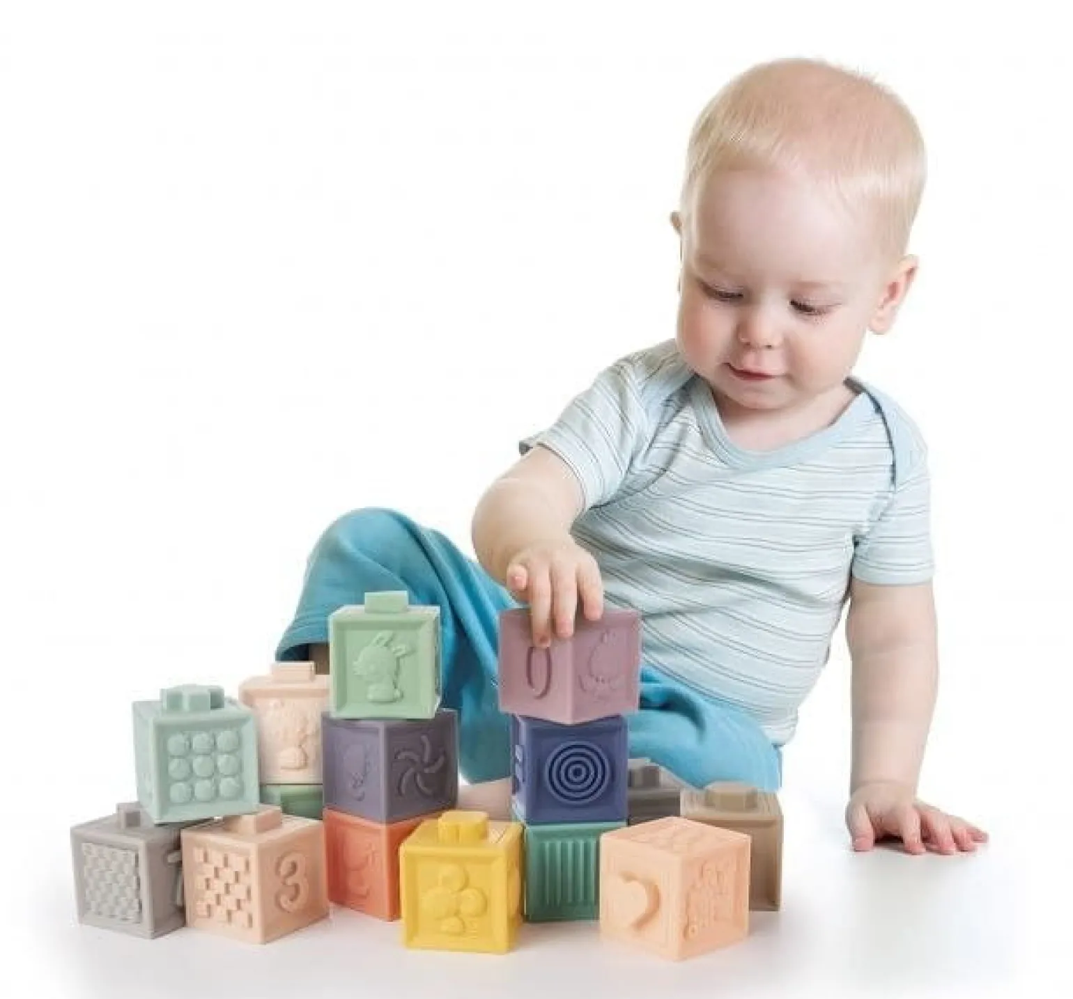 Canpol babies Miękkie klocki sensoryczne