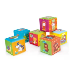 Canpol babies Miękkie kostki edukacyjne 6szt.