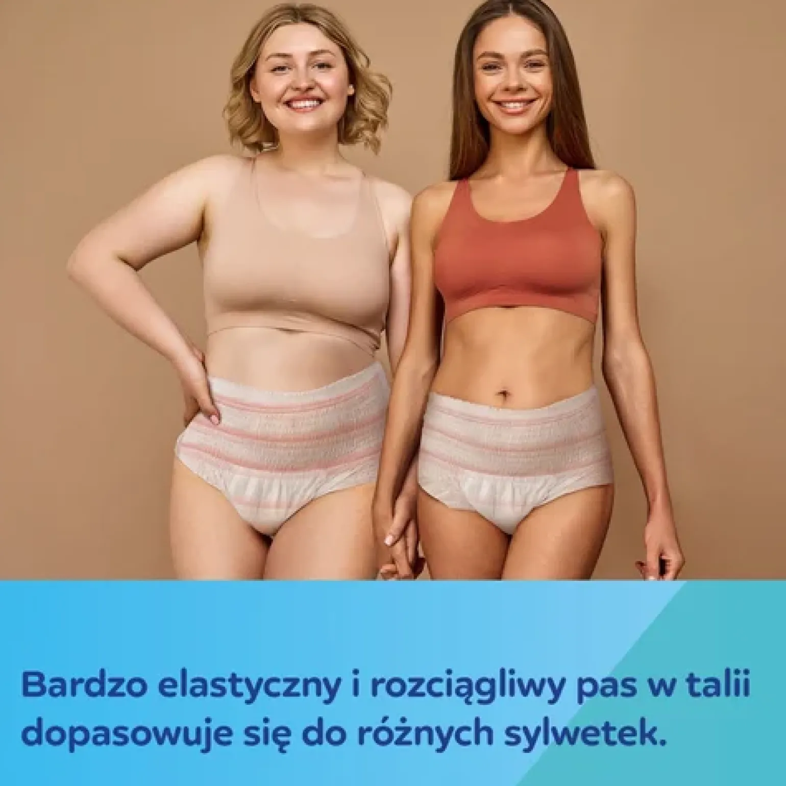 CANPOL babies Oddychające i ultrachłonne jednorazowe majtki 2w1 z podkładem poporodowym L/XL, 5 szt.