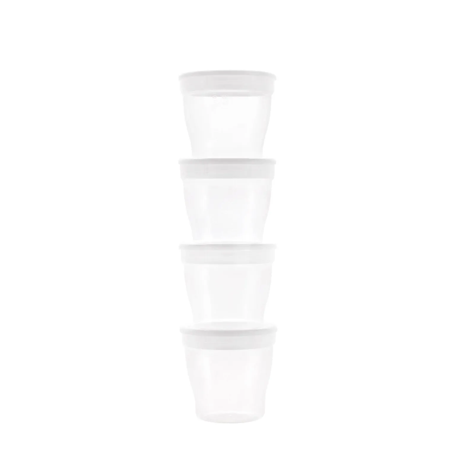 Canpol babies Pojemniki do przechowywania mleka/ pokarmu 4 szt. (180 ml)