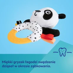 Canpol babies Sensoryczna zabawka z gryzakiem i grzechotką BabiesBoo