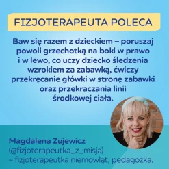 Canpol babies Sensoryczna zabawka z gryzakiem i grzechotką BabiesBoo