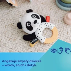 Canpol babies Sensoryczna zabawka z gryzakiem i grzechotką BabiesBoo