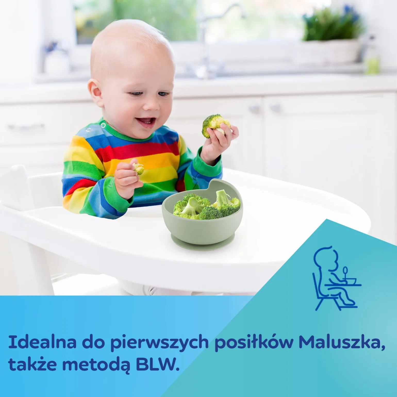Canpol babies Silikonowa Miseczka z Przyssawką 330 ml Creme
