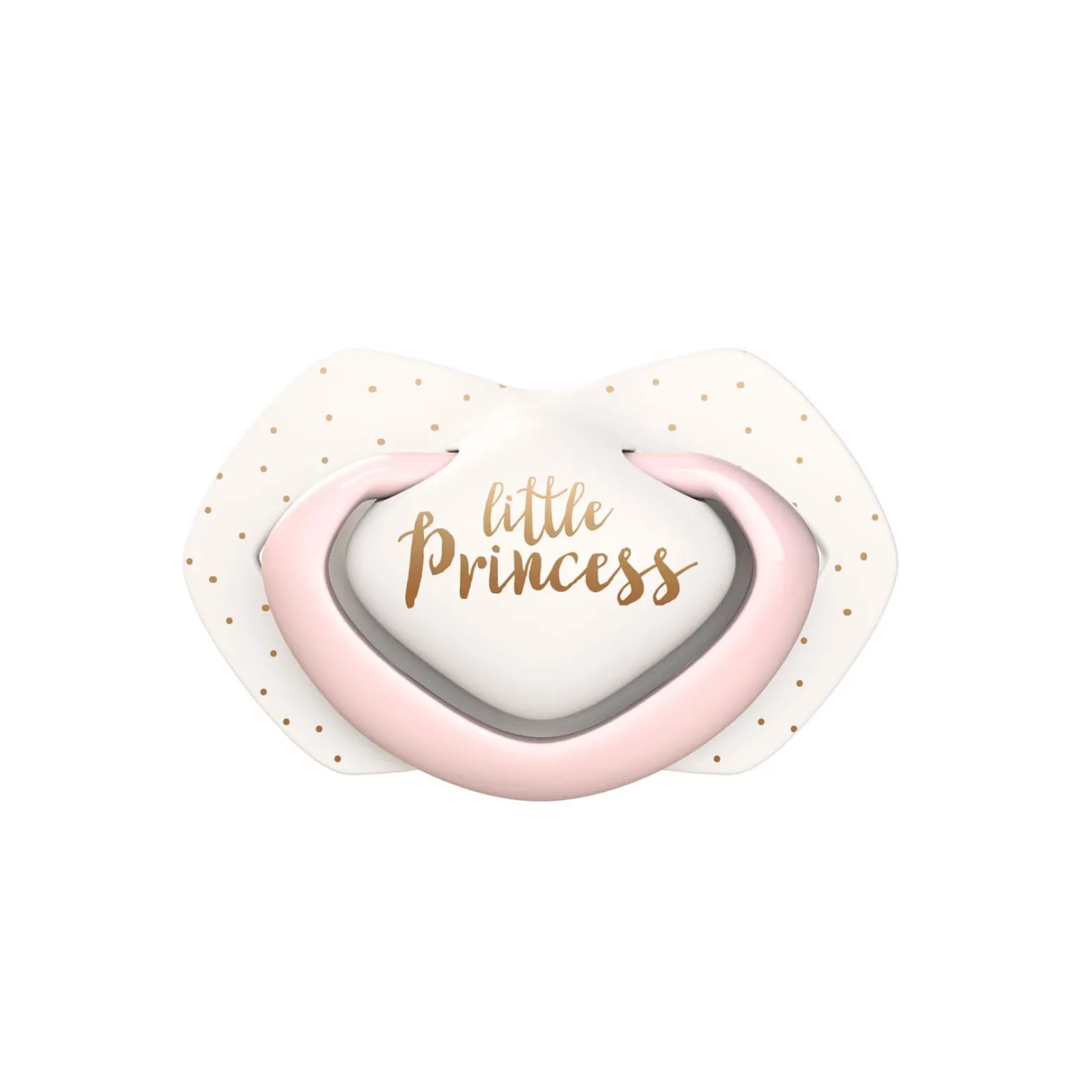 Canpol babies Smoczek silikonowy 0-6m symetryczny ROYAL BABY 2szt.