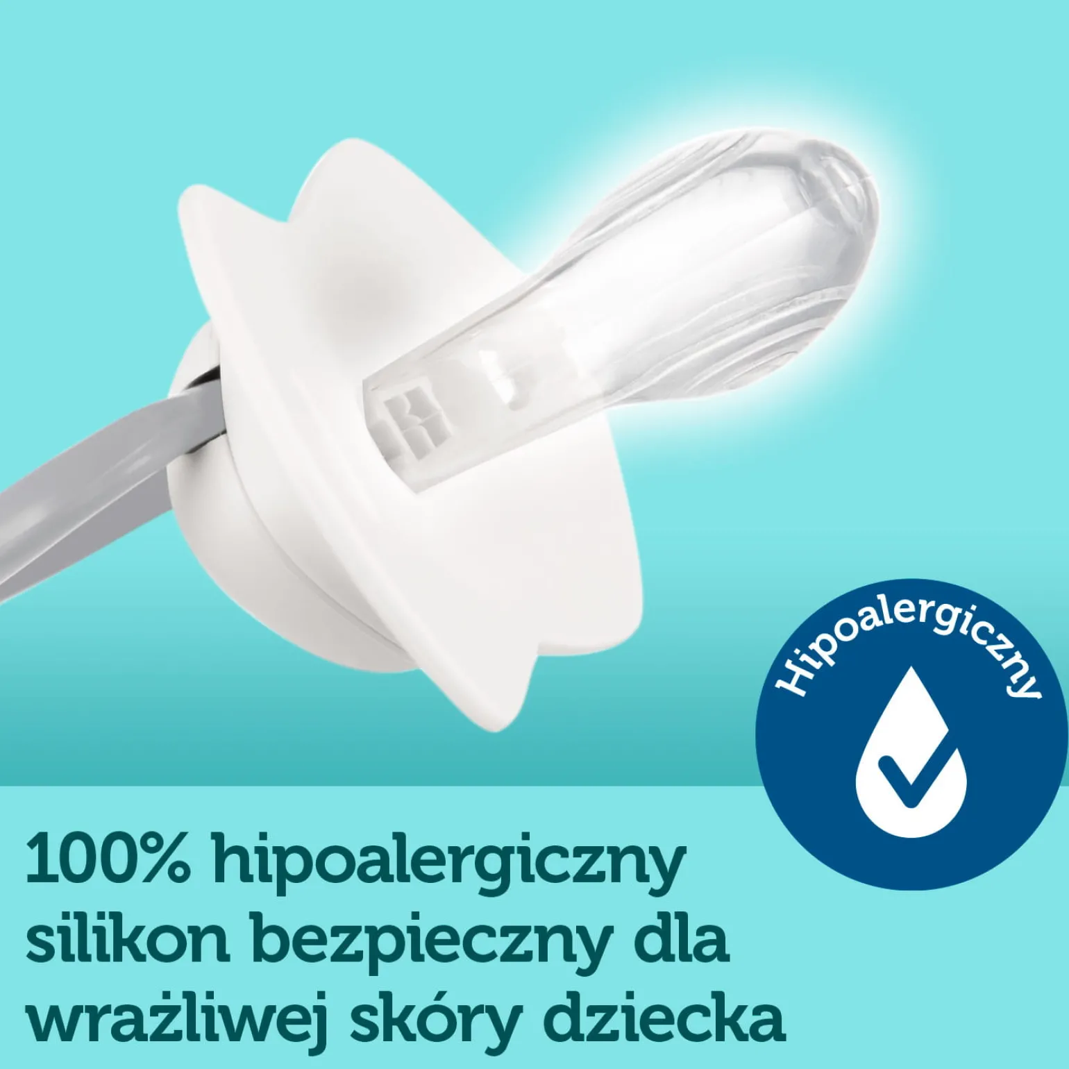 Canpol babies Smoczek silikonowy 6-18m symetryczny ROYAL BABY 2szt.