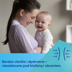 Canpol babies Wkładki laktacyjne oddychające ultrachłonne 3D Czarne (60 szt.)
