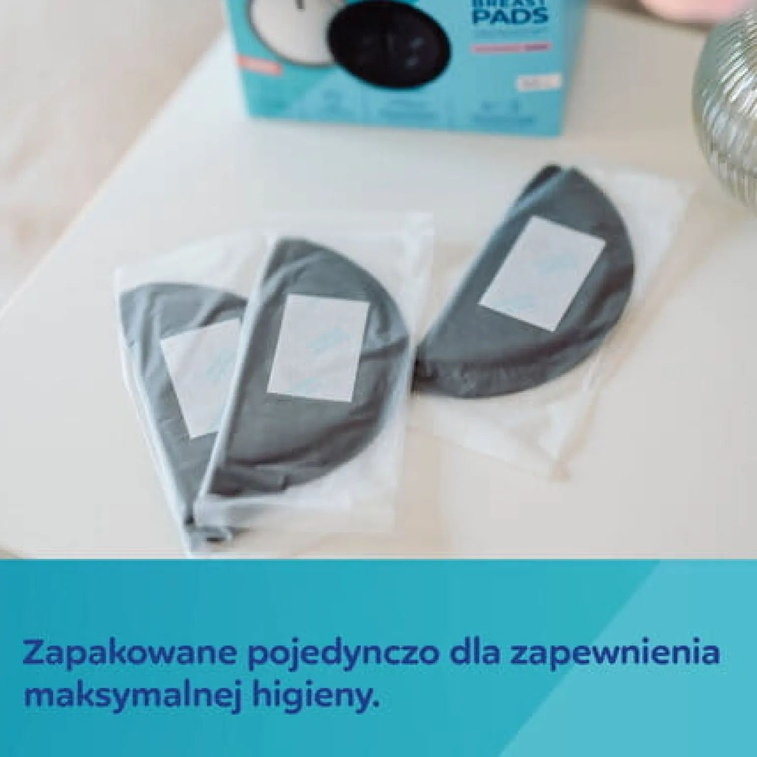 Canpol babies Wkładki laktacyjne oddychające ultrachłonne 3D Czarne (60 szt.)