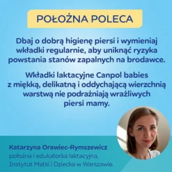 Canpol babies Wkładki laktacyjne oddychające ultrachłonne 3D Czarne (60 szt.)