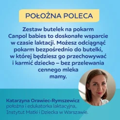 Canpol babies Zestaw butelek do przechowywania pokarmu 3x120 ml