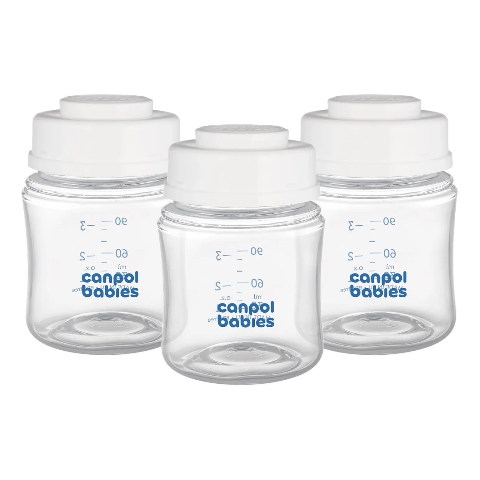 Canpol babies Zestaw butelek do przechowywania pokarmu 3x120 ml