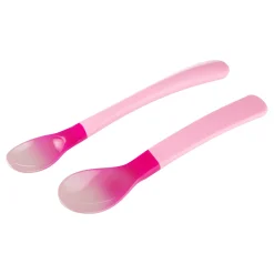 Canpol babies Zestaw magicznych łyżek zmieniających kolor 2 szt. pink